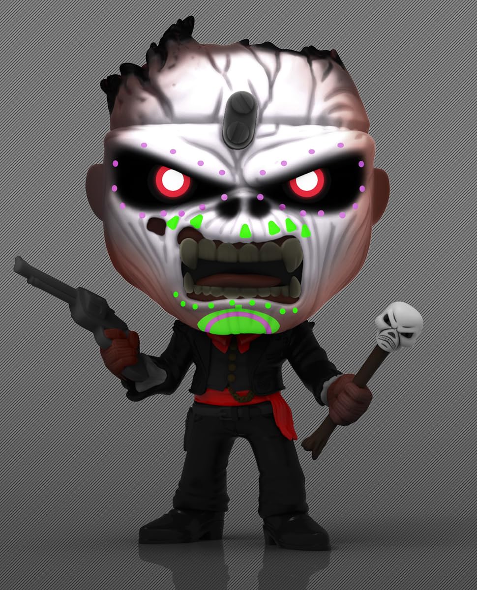 IRON MAIDEN 2021個限定 ファンクラブ・木製ボックスセット 新品 Amazon.com: FUNKO POP! ROCKS: Iron Maiden - Eddie 4PK Glow in the